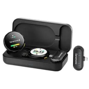 Saramonic 유튜버마이크 2.4GHz 무선 스마트 마이크 (터치스크린 포함) BlinkMe U2