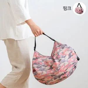 여성 숄더백 20대 대학생 여자 가벼운 쇼퍼백 핑크