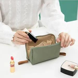 다용도 멀티 모던그린 메이크업 화장품 파우치 미니백