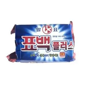 말표)표백 플러스 비누 400g 얼룩세탁 비누