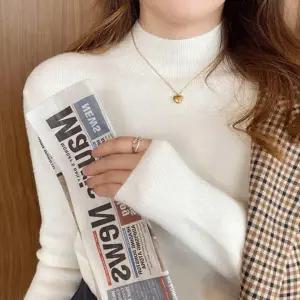 여성 8컬러 기본 데일리 반목 니트 보들 티셔츠 무지 슬림 스판 골지 이너 레이어드