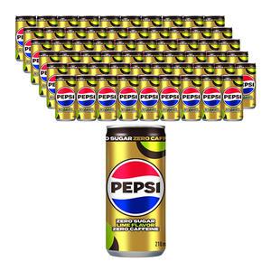 펩시 제로슈거 라임향 제로카페인, 210ml, 60개