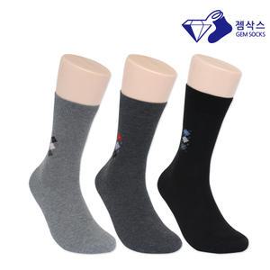 와일드스탁 남성 포인트 얇은 솜털 기모양말 1족