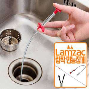 람작만능집게 화장실배수구 세면대 싱크대하수구 씽크대배수구 욕실 배수관막힘 하수구 뚫기 머리카락청소