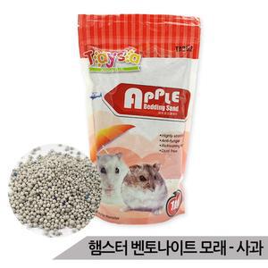 TAYSA 벤토나이트 햄스터 화장실모래 사과향 향균탈취
