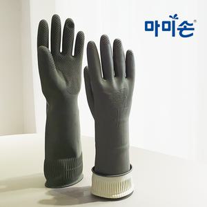 마미손 고무장갑 그레이 회색 L