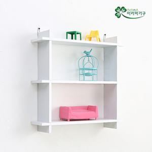 [아라마]끼움3층선반/벽걸이/책꽂이/다용도수납