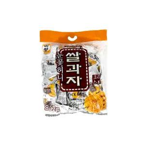 미왕 눈꽃허니쌀과자802g 달콤한맛