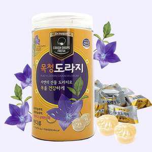 닥터헬퍼 목청 도라지 캔디 48정 대용량 국산 기관지 목 사탕 사무실 간식