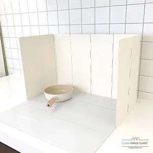 가스렌지 가림막 기름튐방지 렌지가드 8P 아이보리 + 보관 파우치