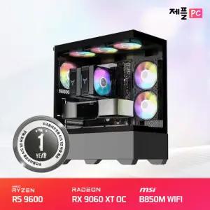 AMD 라이젠5-5세대 9600 B650M K  RX 9060 XT Gaming OC D6 16GB 게이밍 익스프레션 G25