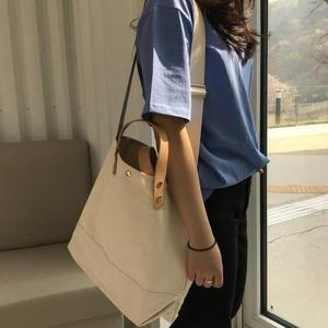 [슈썸] 고급스러운 콤비 스트랩 캐주얼 숄더백 UN-0520