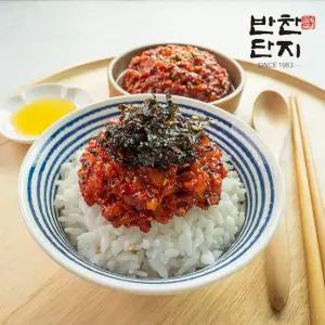 반찬단지 비빔오징어젓 500g 젓갈 밑반찬 반찬