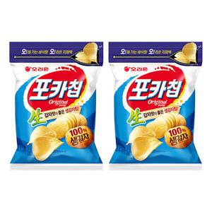 오리온 포카칩 오리지널 지퍼백 266g, 2개
