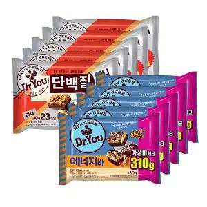 오리온 닥터유 에너지바 미니 310g+단백질바 미니 324gx각5개(총10개)