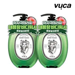 뷰카 클래식 딥 퍼퓸 바디워시 1050ml 2개입 플로럴코튼향