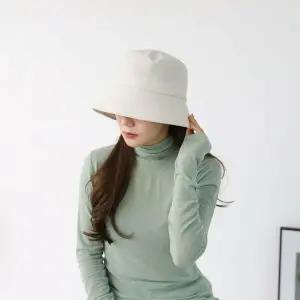 [하프클럽/]드디쉘 모자 여성 딥버킷 캐주얼 무지벙거지