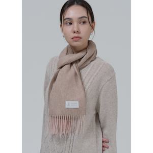 울 프린지 양면 머플러