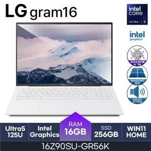 2024 울트라5 그램 노트북 16Z90SU-GR56K 사무용 16인치 16GB / 256GB / Win11 HMC