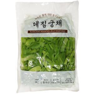 유성물산 유성 데침 궁채 1Kg 삶은 데친 산상추 자숙 장아찌 운학 이강산닷컴