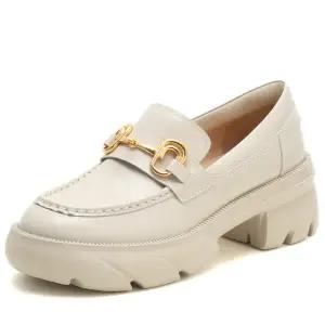 [롯데백화점]스타카토 [정상가: 329,000원 재고한정특가] 여성 통굽로퍼 MICKYLOAFER1_BEI