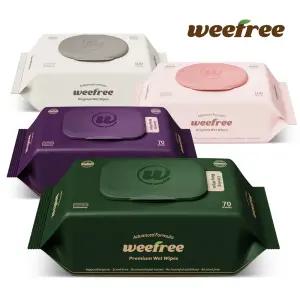 weefree 위프리 아기물티슈 캡형 엠보싱원단