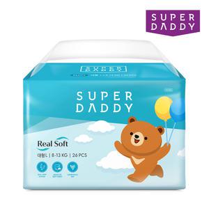 슈퍼대디 리얼소프트 팬티형 대형 26P 1팩 @