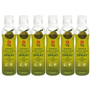 [CJ]백설 올리브유 스프레이 200ml x6개