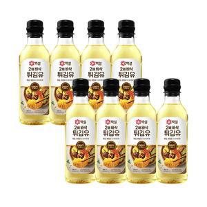 [CJ]백설 2배 바삭 튀김유 500ml x8개