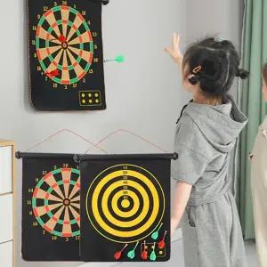 양면 자석 다트판 안전 과녁 보드 게임 도구 42x50