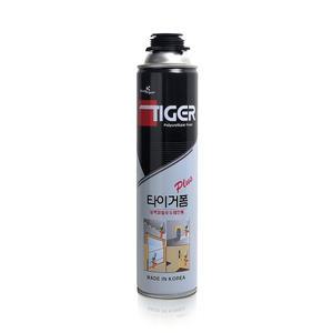 타이거폼 플러스 건용 우레탄폼 750ml 사계절 영하10도 난연폼 창문 창틀 샷시 틈샘 충진 방습