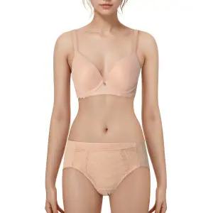 [롯데백화점]BARBARA 베이직한 편안한 노와이어 브래지어세트 ABR5158ABP5158
