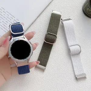 [아미크]갤럭시워치7 40mm 44mm 예쁜 데일리 패브릭 패턴 스포츠 러너 스트랩 밴드 시계줄 줄질