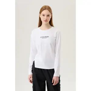 [르꼬끄](센텀시티점)(50% OFF) 여성 레이어링 레귤러핏 긴팔티 화이트 (QP322ORL82_OWT)