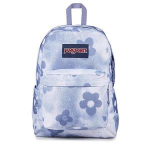 패딩 처리된 15인치 노트북 슬리브와 통합 병 포켓이 있는 JanSport 슈퍼브레이크 플러스 백팩 - 업무 및 여행을 위한 넓고 내구성이 뛰어난 데이팩 그래피티드