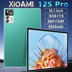 2024 Nieuwe Originele 글로벌 Versie 12S Pro 태블릿 16GB 1TB Android13 10.1인치 5G 듀얼 SIM GPS 블루