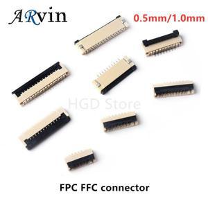플랫 케이블 PCB 커넥터 FPC FFC SMT ZIF 4 5 6 7 8 10 12 20 30 32 60p 0.5mm 1.0mm 개