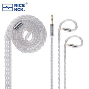 완벽호환 NICEHCK IcyMoon HiFi 이어폰 모니터 케이블 16 코어 OCC + DB2 CHUII Carat Rhapsody PR3 용 실