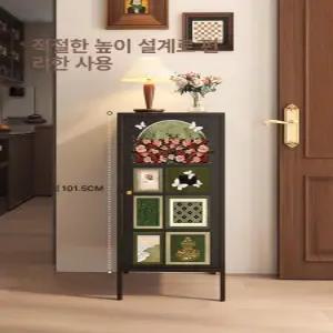 세디 엔틱장식장 원목 프렌치 수납장
