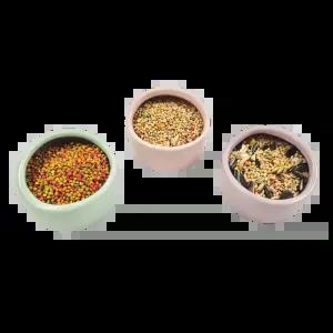 앵무새 모이통 도자기 그릇 먹이통 급식기 용품