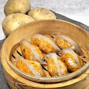 투명 감자피 김치만두 1.4kg X 2봉