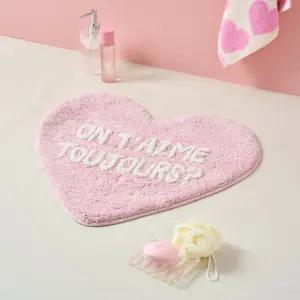 [모던하우스] 모던하우스 하트 터프팅 발매트 PINK 53 X 55cm BG2025005