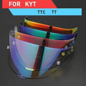 KYT TT 코스 용 풀 페이스 헬멧 바이저 실드 렌즈 MotorcycleAccessories Windshield VESC-8 Revo Capacete