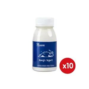 제주지헌목장 홍스요구르트 오리지널 180ml 10개 (제주직송 1등급 원유)