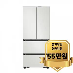 [삼성] 비스포크 AI 김치플러스 키친핏 Max 김치냉장고 420L 코타화이트 (RK80F42E2A)