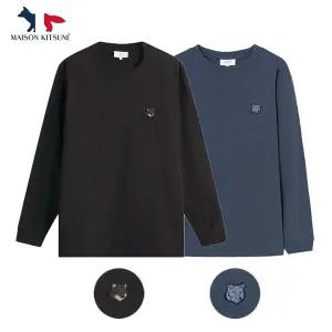 [메종키츠네] 남녀 그레이폭스 롱슬리브 티셔츠