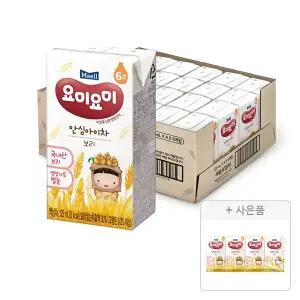 요미요미 안심아이차 보리, 125ml, 24개 + 증정 ( 보리 125ml 4입,1개 )
