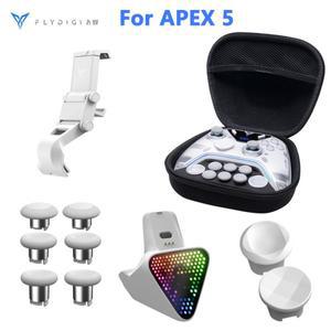 Flydigi 충전 도크 보관 가방 APEX 5 Elite 컨트롤러 기본 전원 어댑터 용 스틱 홀더 스탠드 교체