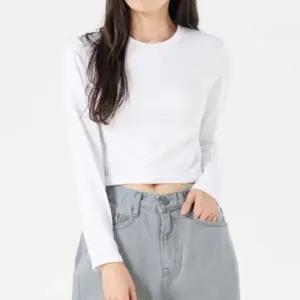 베이직 여성 티셔츠 크롭 라운드 여자 긴팔 티셔츠