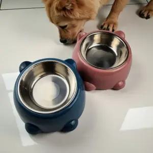 강아지 밥그릇 고양이 스텐 식기 1구 (WFK5OJ5)